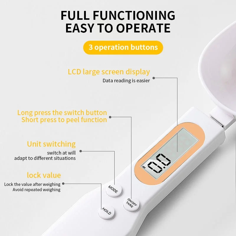 Mini Báscula de Cocina Digital con Pantalla LCD