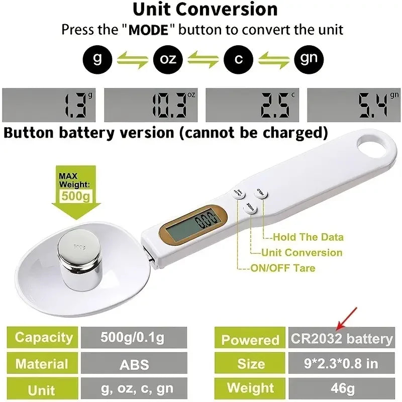 Mini Báscula de Cocina Digital con Pantalla LCD